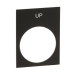 GS Anzeigeschild UP            ZB2BY2307 