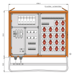 Walther Verteilerschrank       WV0578CR1 