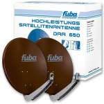 Fuba DAA 650 BB Satellitenantennen braun 