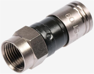 Fuba OVZ 071 HQ F-Kompressionsstecker sw 