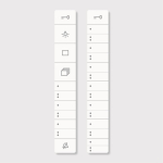 SIED Schrifteinlage für       BTCV 850-0 