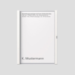 SIED Namensschild kpl. Weiß   TM 612-1 W 