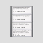 SIED Namensschild TM 612-4/BTM 650-04 DG 