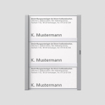 Siedle Namensschild kpl      TM 611-3 SM 