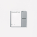 SIED Tastenmodul 1fach silber TM611-01SM 