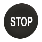 Schneider Tastenschild schwarz   ZBAF234 