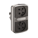 Schneider Leucht-Doppeldruck-   ZB4BW7A9 