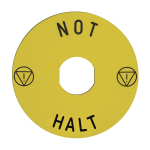 GS Not-Aus-Schild                ZBY8230 