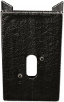 ALBE Eckbock eckig Alu schwarz-   601006 