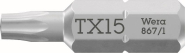 Wera TORX-Bits TX 15x25mm 