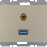 Berker USB/3,5mm Audio        3315397004 