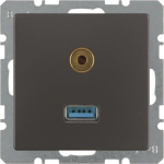 Berker USB/3,5 mm Audio       3315396086 