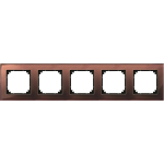 Merten M-PLAN-Echtglasrahmen 5f   489515 