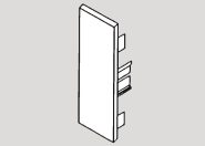 GGK 1189 Endstück ES     FB-ES60x150grau 