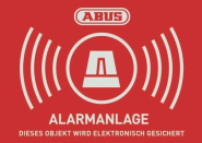 ABUS Warnaufkleber Alarm -D-      AU1423 