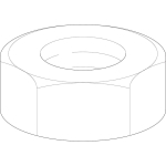Legrand 8069908 Sechskantmutter M6 