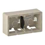 Legrand 754202 Aufputz Gehäuse 2-fach 