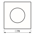 JG Abdeckung f. Drehdimmer        ES1940 