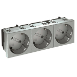 OBO STD-D3S AL3 Steckdose 33° 3-fach 