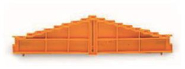 WAGO 727-158 8-Etagen-Abschlussplatte, 