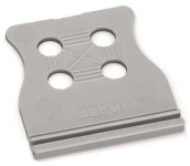 WAGO 734-327 Zugentlastungsplatte,grau 