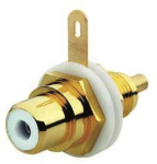 BJ Cinch Buchse alpinweiß        0263/04 