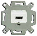 BJ HDMI-Anschlussdose alpinweiß  0261/32 