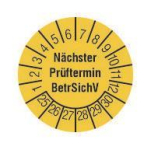 Cimco Prüfplakette nächster       182707 