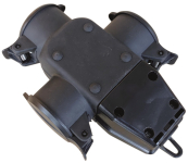 RED 2430-20-0003 Gummi Schuko-3-fach 