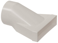 HELI Flachkanal-Übergangsstück   FUE 125 