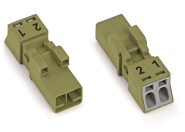 WAGO 890-272 Stecker,2-polig,hellgrün 