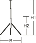 Sonlux Stativ Standard,     95-0170-0001 