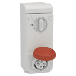 Schneider Wandsteckdose verriegelt 83085 