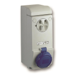 Schneider Wandsteckdose verriegelt 83093 