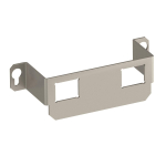 OBO MTGE2 2C Montageträger m.2xLochbild 