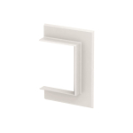 OBO G-AWAO70110RW Wandabschlussblende 