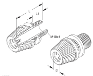 HKL Klemmnippel Iso M10             433W 