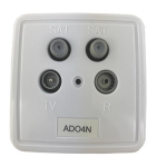 Televes TWIN-Stichleitungsdose     ADO4N 