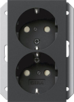 GIRA 2731005 SCHUKO-Doppelsteckdose SH 