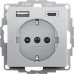 GIRA 245926 SCHUKO-Steckdose Shutter 