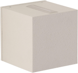 ALBERT Wandleuchte Alu weiß IP44  682371 