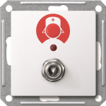 Merten Ruftaster+Steckdose  MEG4847-0325 