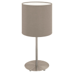 EGLO Tischleuchte/1 E27 Nickel-    31595 
