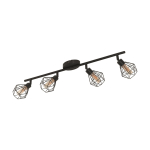 EGLO Spot/4 G9-LED Schwarz/Amber   32767 