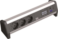 Bachmann DESK 3xSchuko 2xCat5e  339.1005 