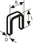 Bosch Schmalrückenklammer     2609200225 