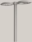 BEGA E-Aufsatzleuchte silber    77859AK4 