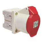 Walther Anbaudose gerade 16A 3P 411306VS 