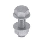 Unex Schraube DIN 6921 mit Muttern M8X25 