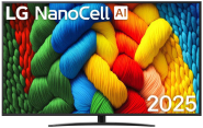 LG 75NANO81A6A sw NanoCell LED-TV 